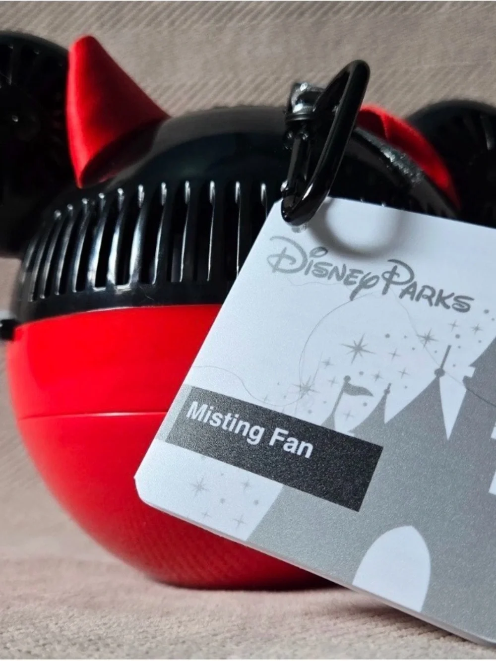 Disney Parks Mickey Ears Misting Cooling Fan New With Tags